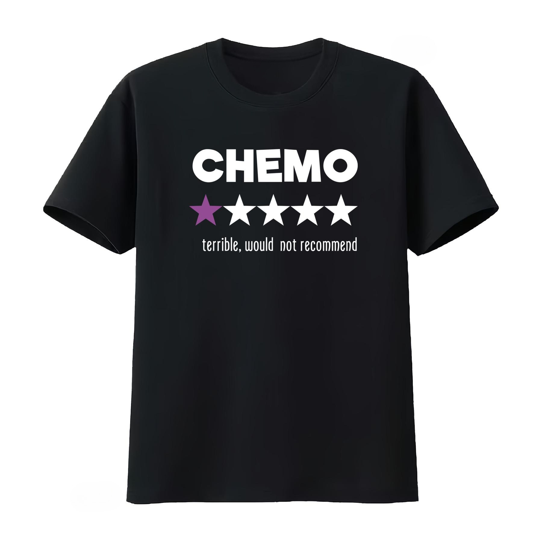 Funny Chemo T Shirt with Star  - Summer Clothing Recommendations 리뷰 및 가격