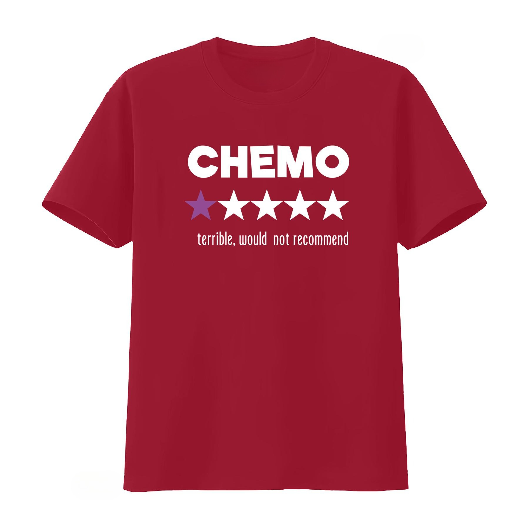 Funny Chemo T Shirt with Star  - Summer Clothing Recommendations 리뷰 및 가격