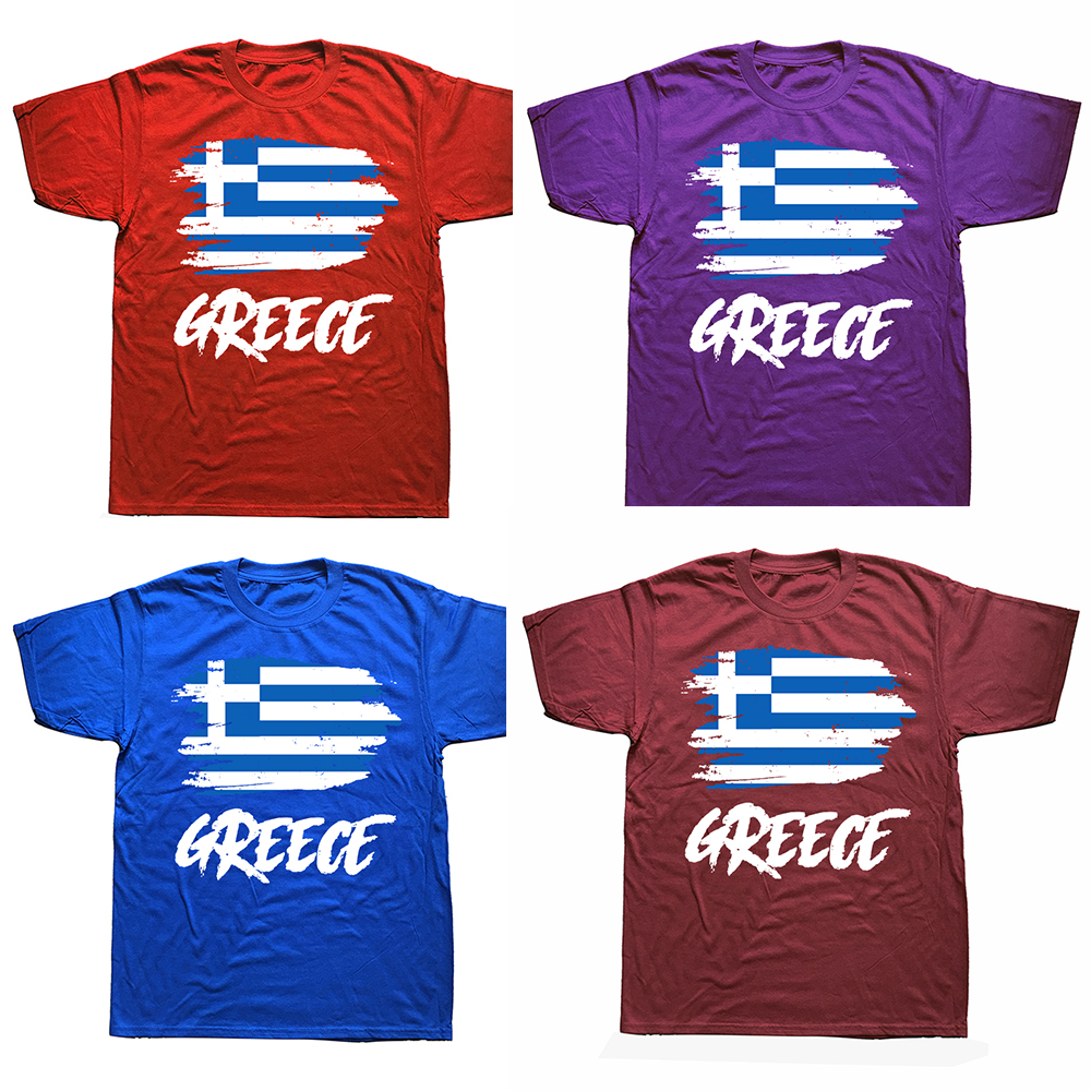 Funny Greece Flag Greek T Shir - Summer Clothing For Greece 리뷰 및 가격