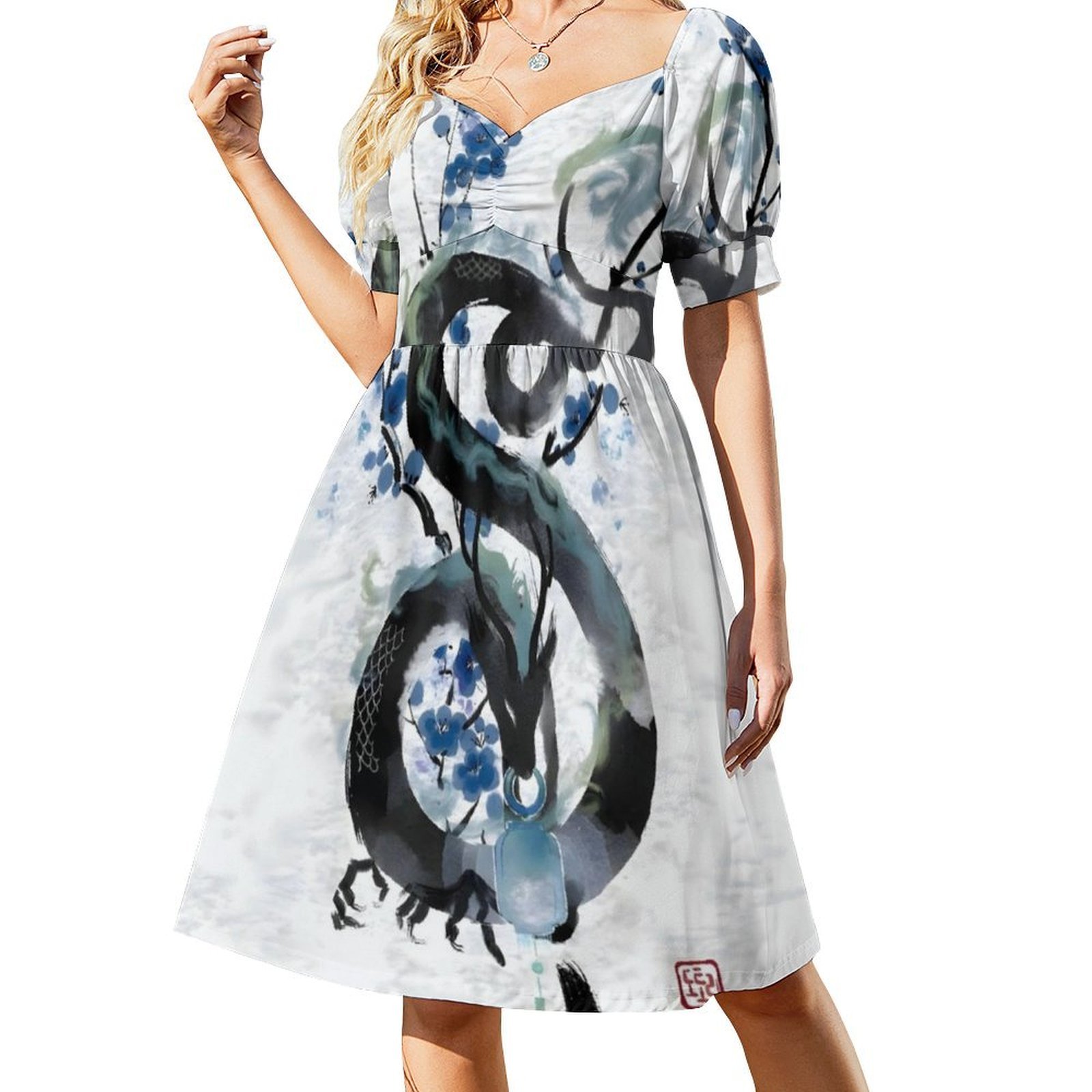 Japanese Blue Night Dragon Ink - Summer Clothing For Japan 리뷰 및 가격