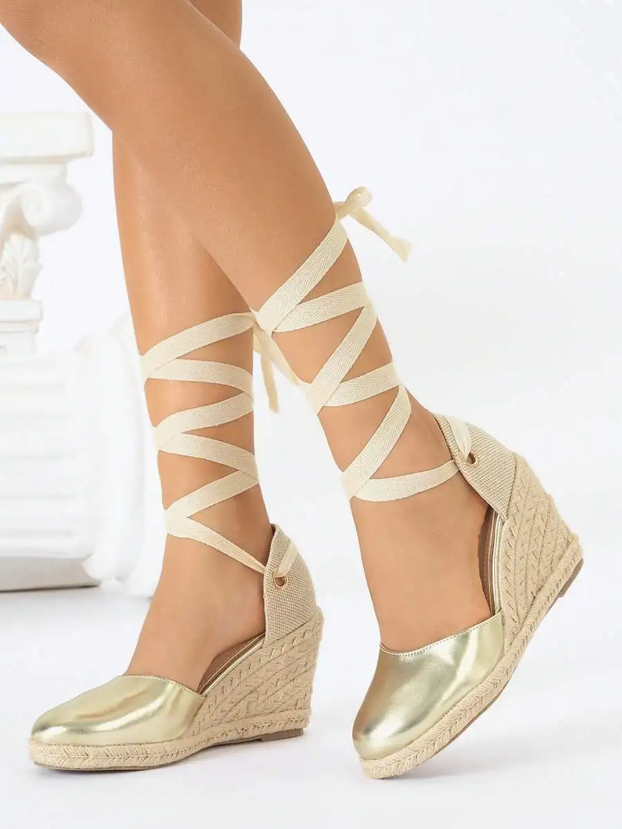 Metallic Cap Toe Espadrille We - Espadrille Sandal Women 리뷰 및 가격