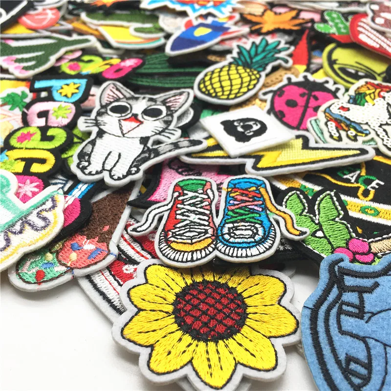 30PCS/lot Embroidery Patches M - Summer Clothing Pictures 리뷰 및 가격