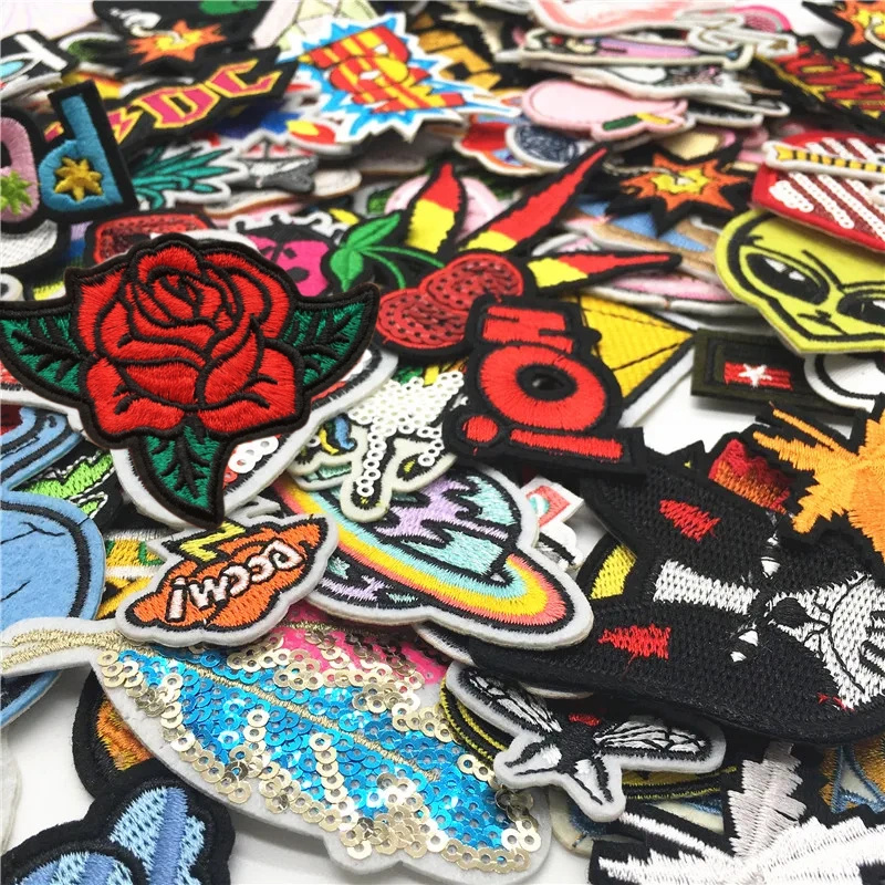 30PCS/lot Embroidery Patches M - Summer Clothing Pictures 리뷰 및 가격