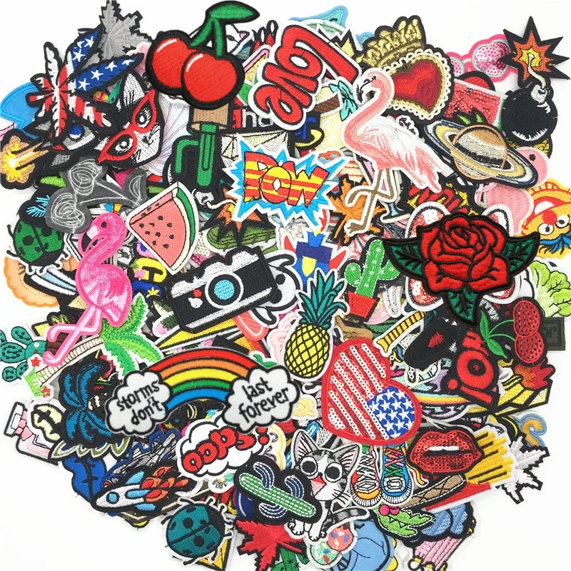 30PCS/lot Embroidery Patches M - Summer Clothing Pictures 리뷰 및 가격