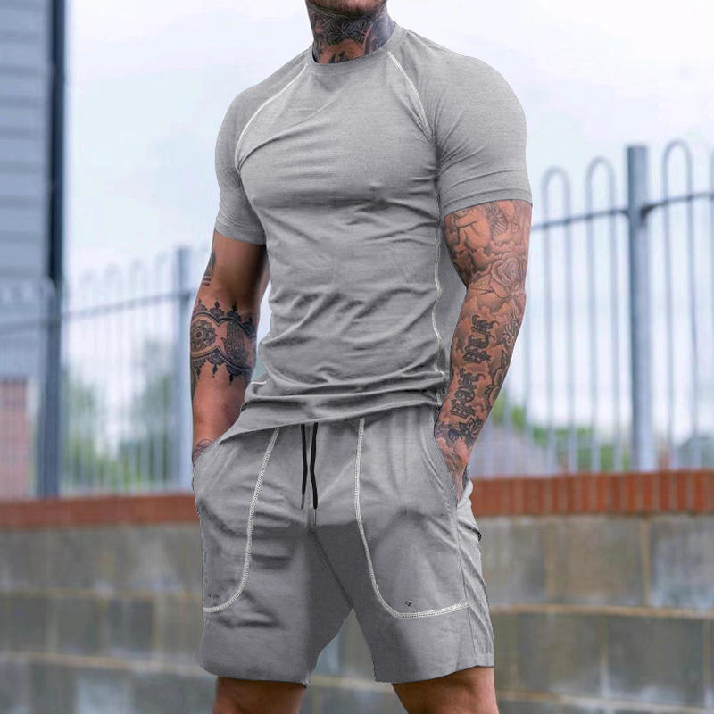 Men's Sporty Short Sleeve Runn - Summer Clothing Wear 리뷰 및 가격