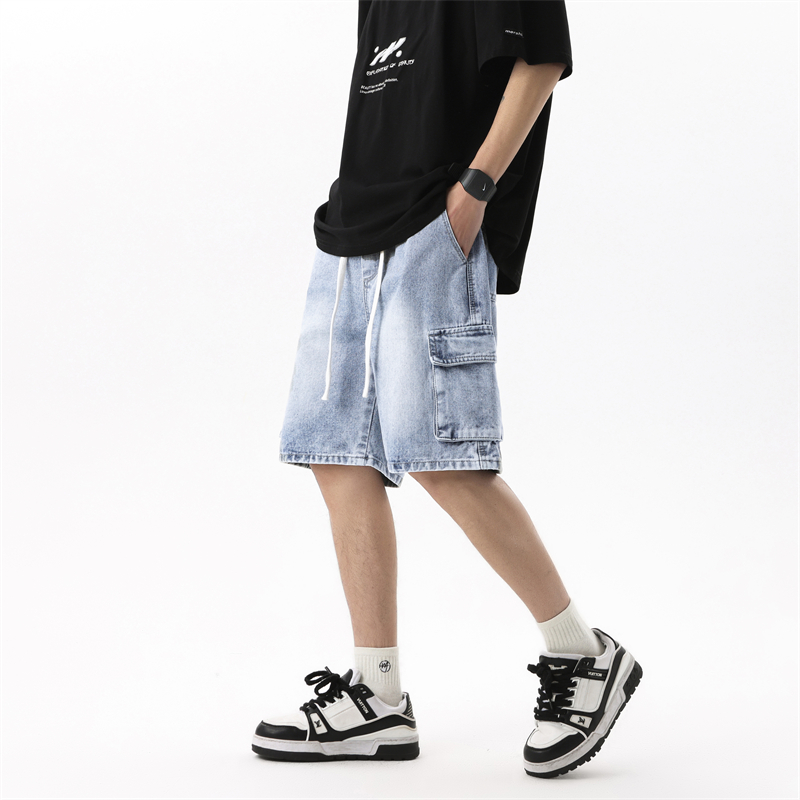 Summer Men's Denim Shorts Retr - Summer Clothing Brands 리뷰 및 가격