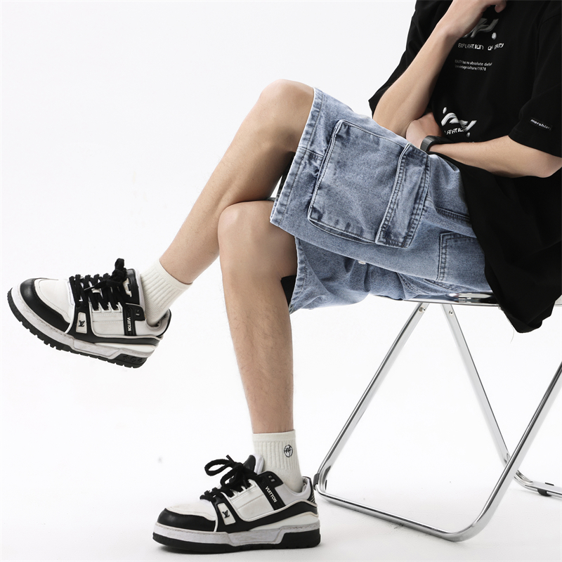 Summer Men's Denim Shorts Retr - Summer Clothing Brands 리뷰 및 가격