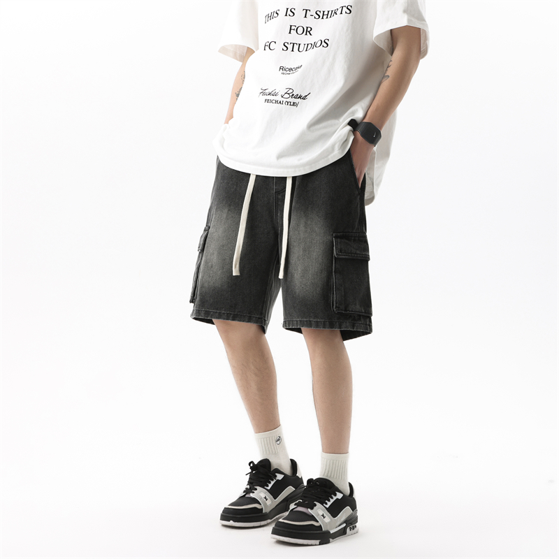 Summer Men's Denim Shorts Retr - Summer Clothing Brands 리뷰 및 가격