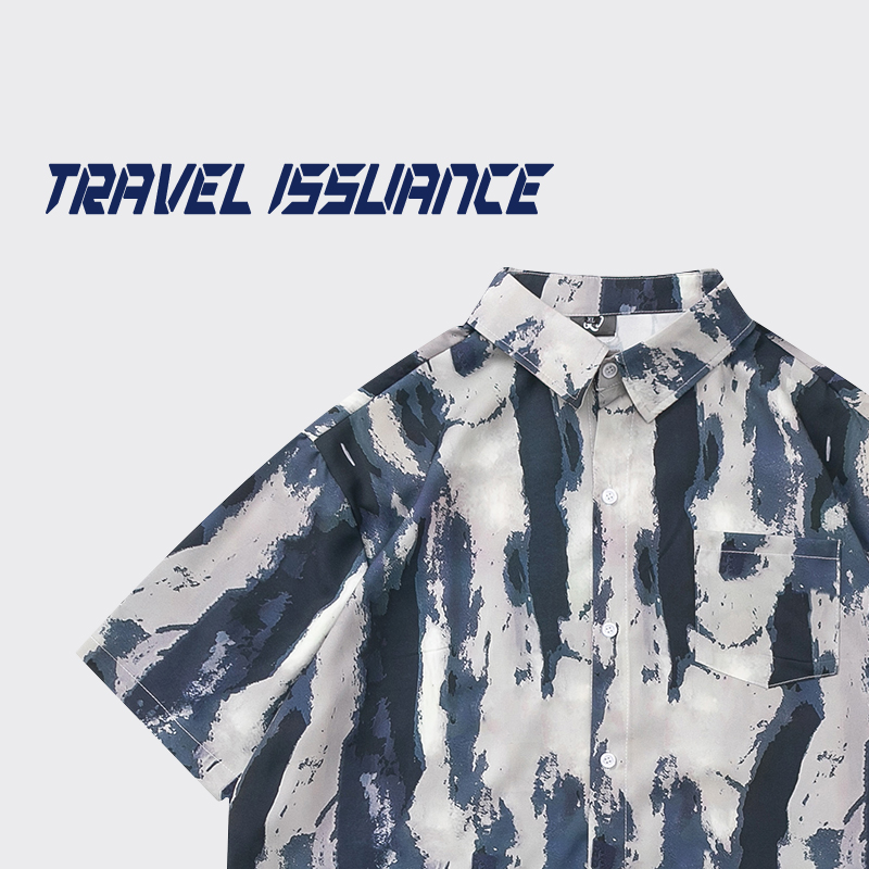 Street Art Loose Short Sleeve  - Summer Clothing Drawing 리뷰 및 가격